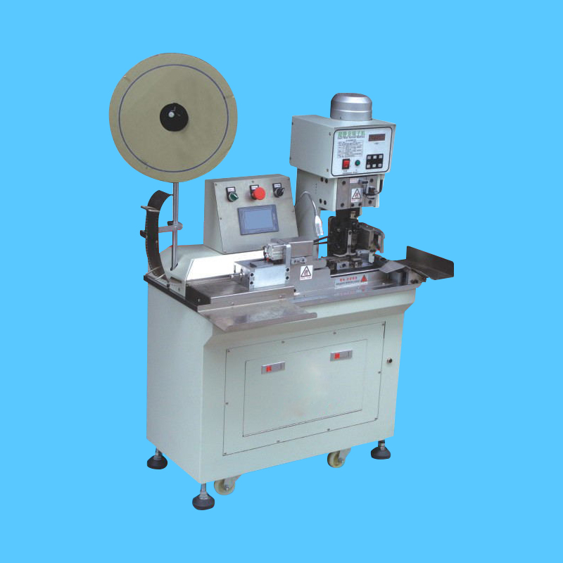 Semi automatic wire arranging terminal machine semi-automatic line setting press machine