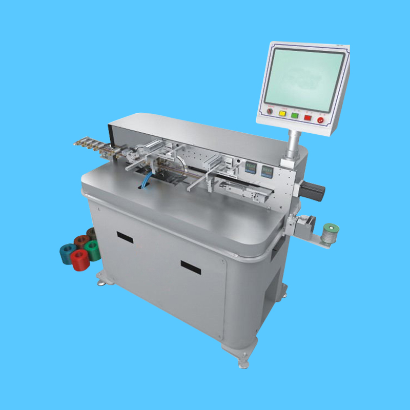 Fully automatic double head tin coating machine with eight wires touching tin simultaneously